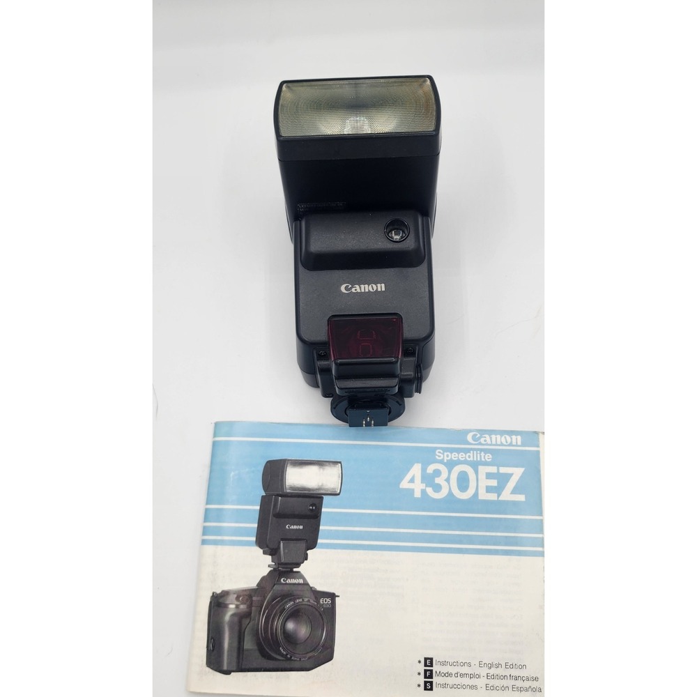 Canon Speedlite 430EZ Flash for Canon EOS Film Camera Tested Working